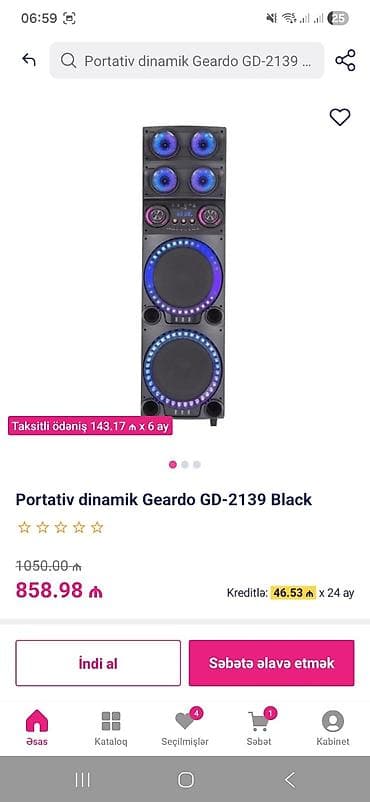 ikinci el xs max: Musiqi merkezi 1 hefdedi alinib İrşaddan.2 mikrafonu var. Cox guclu — 5