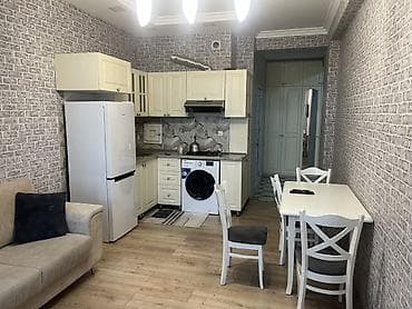 asp mtk: 2 otaqlı mənzil – mətbəx-studio və yataq otağı planı - Ümumi sahə — 3