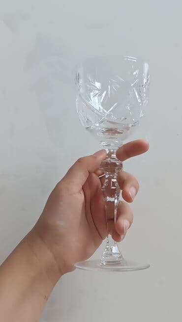 gozel qablar: Qədəhlər, Xrustal, 12 ədədli dəst — 4