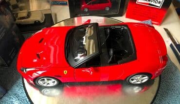 metbex tavan modelleri: Коллекционная модель Ferrari California T Open Red 2014 BBurago Scale — 12