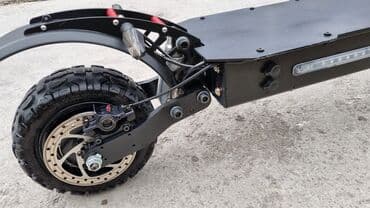 2 cı el elektrikli scooter: Ağır off-road elektrik skuter - Güclü ikili ön amortizator sistemi və — 4