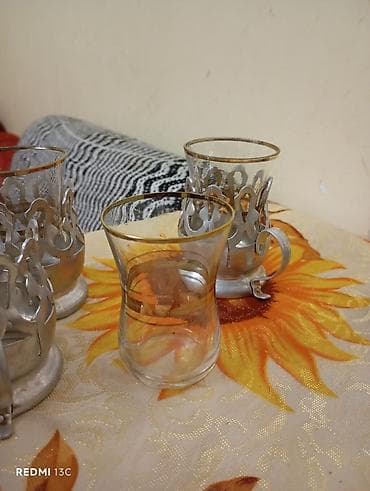 samovar 3 litr: Çay dəsti, rəng - Gümüşü, 4 nəfərlik — 3