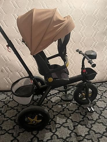 oyuncaq ekskavatorlar: Uşaq üçün 3 təkərli velosiped-araba (transformer) - 2-si arxada, 1-i — 8