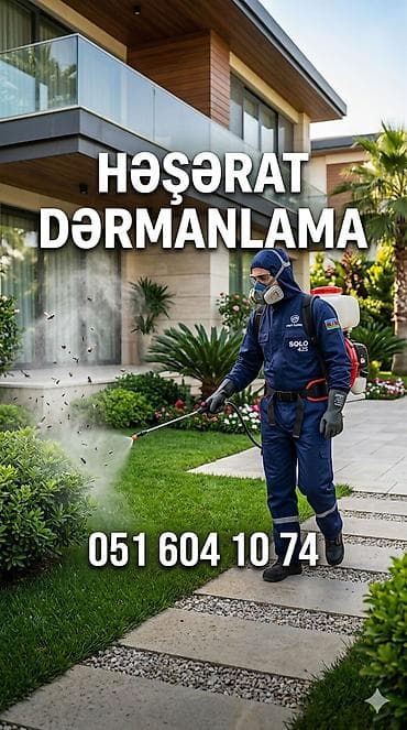 Zərərvericilərə qarşı mübarizə aparatları: Dezinfeksiya və həşərat dərmanlama xidməti - Ev, ofis və müxtəlif — 2