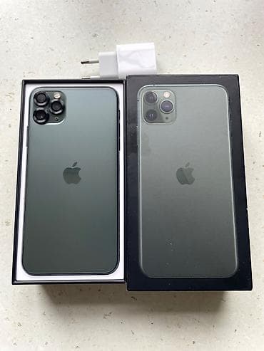 se pro: IPhone 11 Pro Max, 256 GB, Alpine Green, Simsiz şarj, Face ID — 1