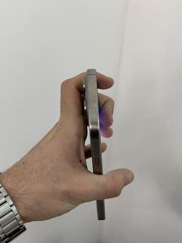 iphone 15 divar kağızları: IPhone 15 Pro Max, 256 GB, Natural Titanium, Zəmanət, Simsiz şarj, Face ID — 7