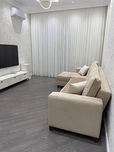Mənzillər: İcarəyə verilir 2 otaqlı yeni tikili 63 m², Ağ şəhər q. Kateqoriya — 3