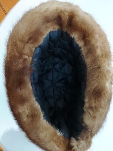 женские шапки на флисе: Mink xəz papaq - Material: təbii mink (qəhvəyi tonlarda, parlaq və — 5