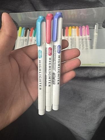 doska marker: Shiywen Highlighter dəst-i – 25 rəng - Model: SY-826 - Rəng çeşidi — 2