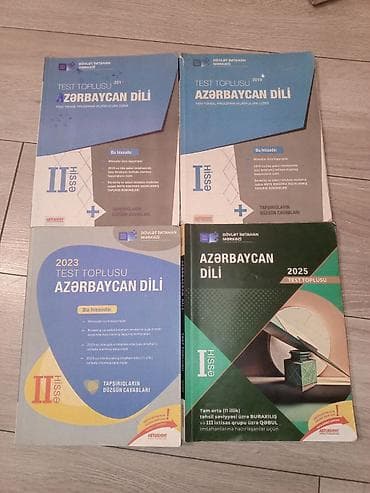 hüseyn nağılı: Məhsul: “Azərbaycan Dili” test toplusu kitabları dəsti Tərkib: - — 1