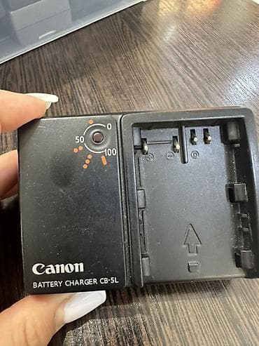 video reqistrator: Canon CB-5L batareya şarj cihazı - Modell: Canon Battery Charger — 1