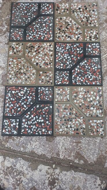 Ev üçün dekor: Məhsul: Kafel/daş döşəmə plitələri (mozaik daş çınqıllı dizayn) - — 17