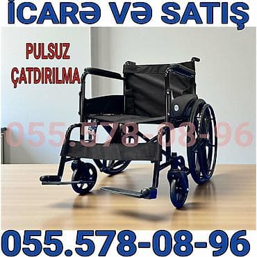 Manual əlil arabası – icarə və satış. Xüsusiyyətlər: - Yüngül və