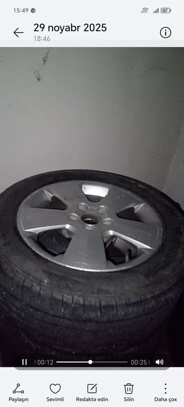 teker temiri: İşlənmiş Disk təkər Mercedes-Benz 215 / 55 / R 16, 5 Boltlu — 3
