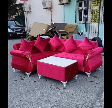 bahar qizi: Künc divan dəsti – müxtəlif rəng və dizaynlarda - L formalı künc — 3