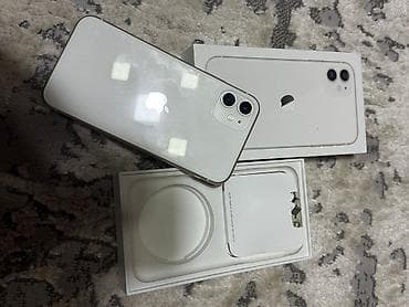 iphone 11 telefon: IPhone 11, 128 GB, Ağ, Face ID — 3