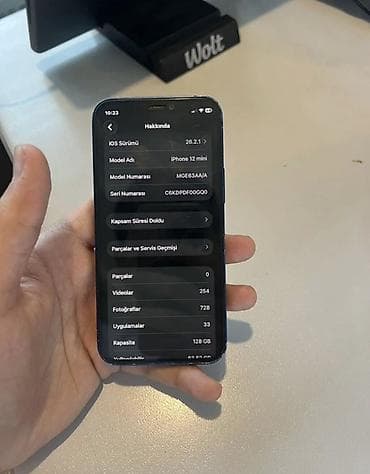 mini ats: IPhone 12 mini, 128 GB, Mavi, Face ID — 4