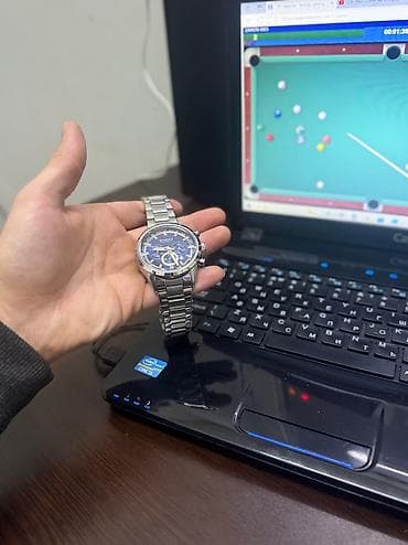 smart saat mi: İşlənmiş, Qol saatı, Curren, rəng - Gümüşü — 3