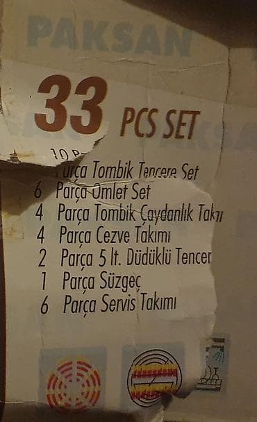 kofta yupka: 33 PKS set Takım.Satılır.yeni endirim var — 4