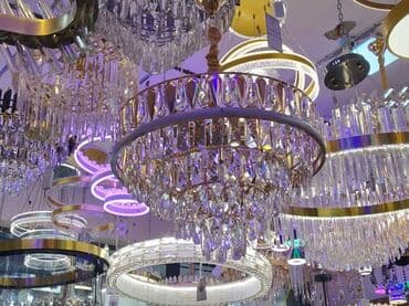çılçıraq: Çılçıraq, 10 və daha çox lampa, Xrustal — 1