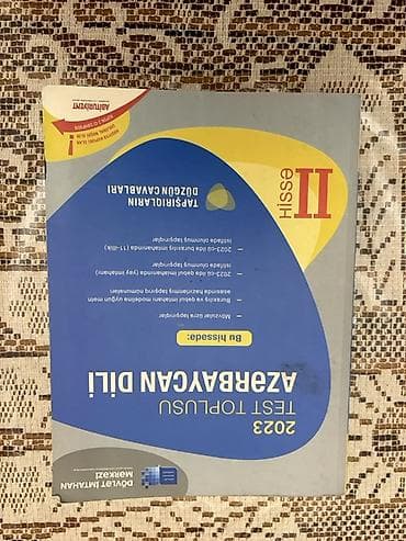 Testlər: Məhsul: Abituriyent – İngilis dili Test Toplusu (II Hissə)((•hamısı — 6