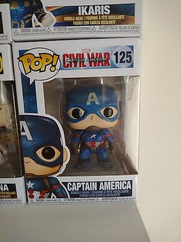 uşaqlar ucun oyuncaqlar: Funko Pop! Marvel: Captain America – Civil War (#125) - Rəsmi Funko — 1