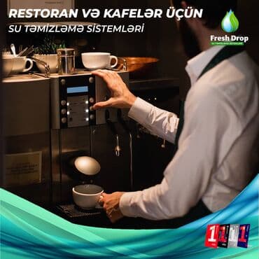 buz aparat: Restoran və kafelər üçün 3, 4, 5, 6 membranlı su təmizləmə sistemləri — 2