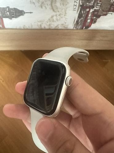 Smart saatlar: Apple 9 45 mm 98 pildir karobkasi adapteri herseyi var 64gb yaddasi — 4