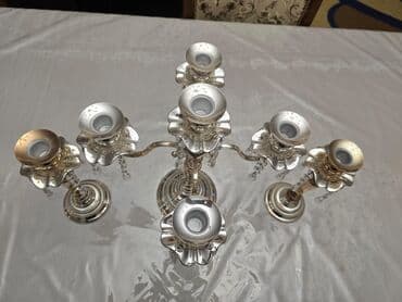 Aş qazanı: Dəst Şamdanlar Satılır!!! Yenidir heç istifadə olunmayıb, amma qutusu — 2