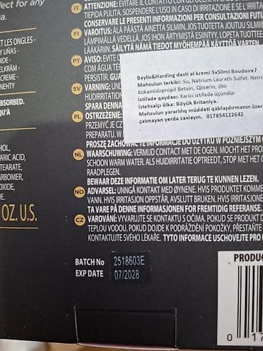 xonca desti: Metro daxili çatdırılma mövcuddur Baylis & Harding England — 3