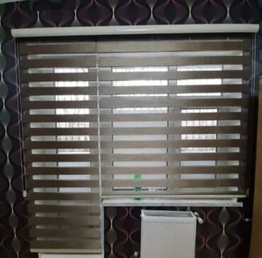 Şamdanlar: Zebra pərdələr – ofis və ev interyerləri üçün müasir günəşdən qorunma — 3