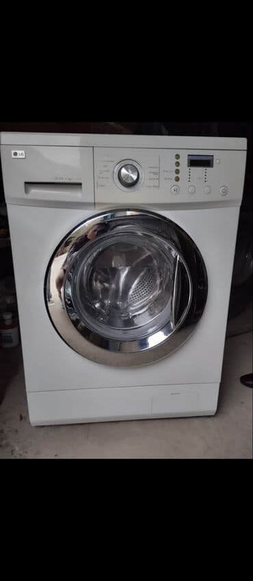 куплю бу стиральную машину на запчасти: Стиральная машина LG, 6 кг, Б/у, Автомат, Есть сушка, Нет кредита, Самовывоз — 1