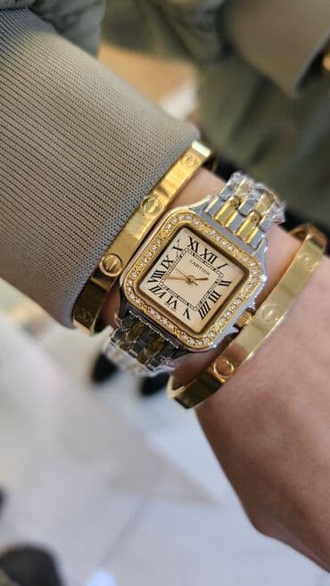 cartier браслет qiymeti: Новый, Наручные часы, Cartier, цвет - Золотой — 6