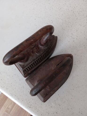 qədimi qəpiklər: SSRİ vaxtından qalma ANTİKVAR qədmi ağır ütülər. İkisi bir yerdə — 4