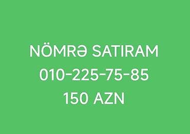 Şəxsi əşyalar: 010-225-75-85-satılır 150 AZN — 1