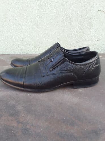 curren saat orjinal: Qara firma klassik kişi ayaqqabısı az geyinilmişdəri material 38 — 1