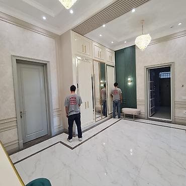 demir dekor: Düz dolab, Yataq otağı üçün, Qarderob, Açılan, Korpuslu, 6 qapı — 3