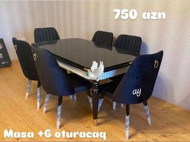 tap az masa ve oturacaqlar: Masa desti yeni — 1
