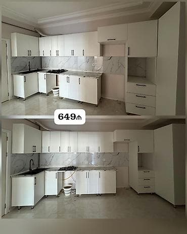 Mətbəx mebeli: *649₼ MƏTBƏX mebeli :-TƏCİLİ SATILIR*‼️ ÖLÇÜ:-4.65 ÜZƏRİNDƏ — 1