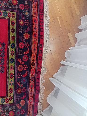 qedim pullar: Qədim üslubda əl toxuması xalça - Material: yun (təbii boyalarla — 4
