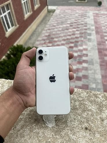 IPhone 11, 128 ГБ, Белый, Face ID at lalafo.az IPhone 11, 128 ГБ, Белый, Face ID