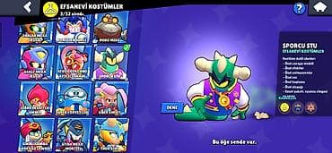 sac aksesuarları: Brawl Stars hesabı - Kupa: 27,916 (Kupa Yolu II rütbə) - Daxili — 6