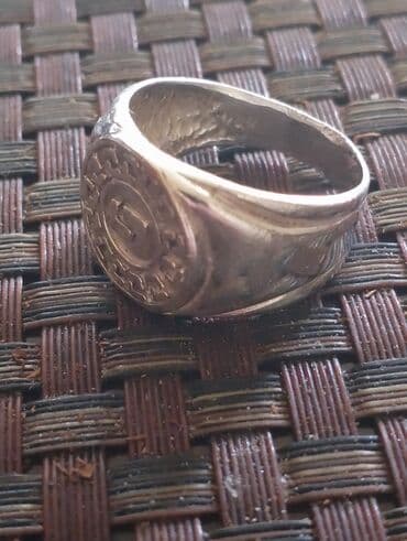 gümüş kişi üzükleri: Üzük, Qaşsız — 1