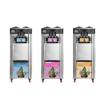 Restoran, kafe avadanlığı: Dondurma aparatı Ice cream machine Model ZB BQL288 3 Rəngli Ayaqlı — 2