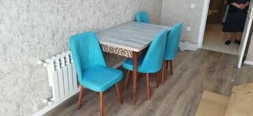 işlənmiş stol stul dəsti sumqayit: 🇹🇷Türk istehsalı Möhtəşəm ✨✨ Kuxna üçün stol stul dəsti 4 stul 1 — 14