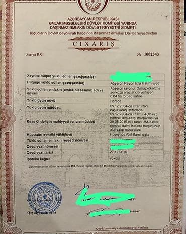 taxta evler kreditle: 4 sot, Kənd təsərrüfatı, Mülkiyyətçi, Müqavilə — 2