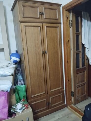 İşlənmiş, Açılan, 6 qapı Düz dolab, Qarderob, paltar dolabı