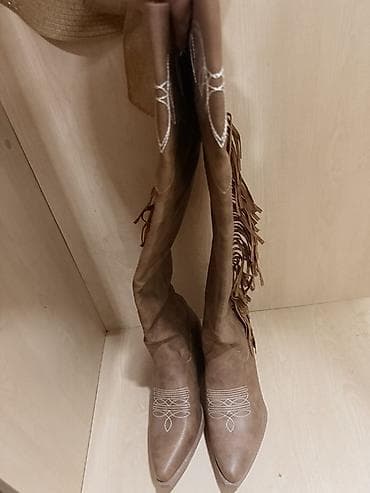 çekme: Çəkmə, Ölçü: 40, rəng - Qəhvəyi, Yeni — 2