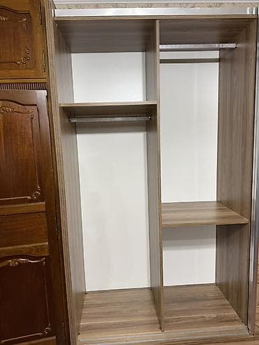 qoz findiq: İşlənmiş, 2 qapılı, Güzgülü, Qəhvəyi, Kupe, Düz dolab — 3