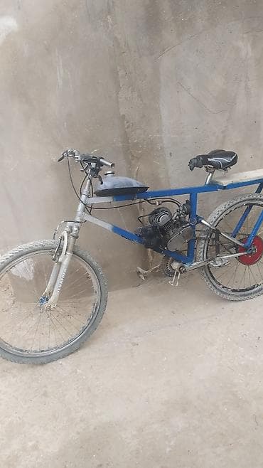 Benzin mühərrikli velosiped. Mator 100 cc. Gel özün xodda sür baxx